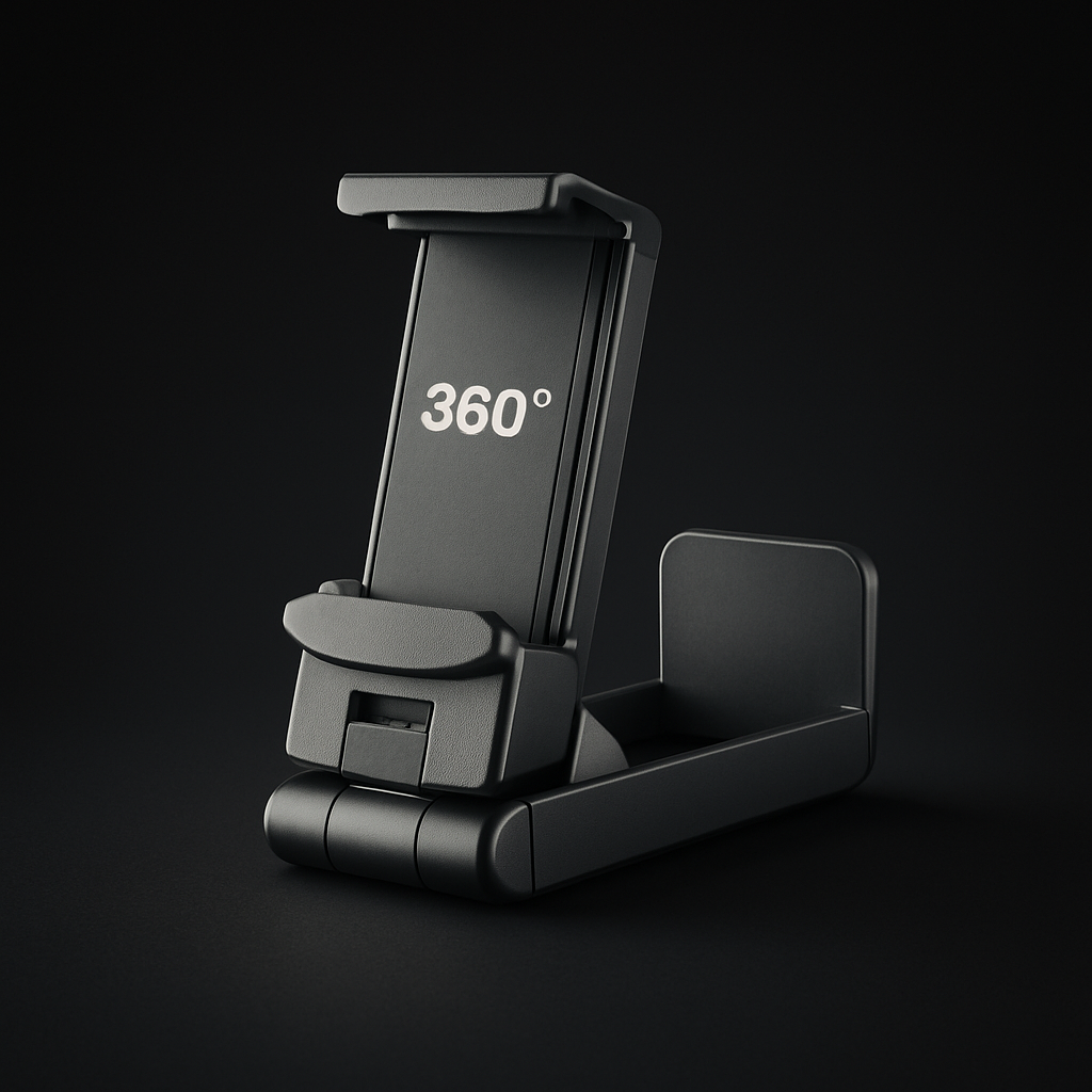 360° Phone Holder - Travel Mount for Desk, Car & Airplane