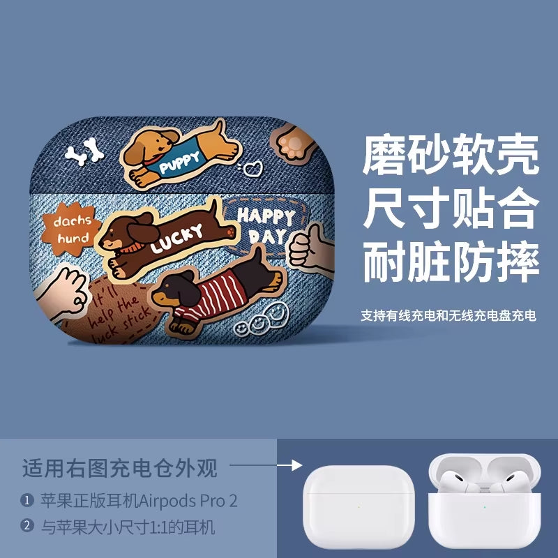 Wireless Protective Silicone Case for Airpods 1, 2,3,4Th Generation