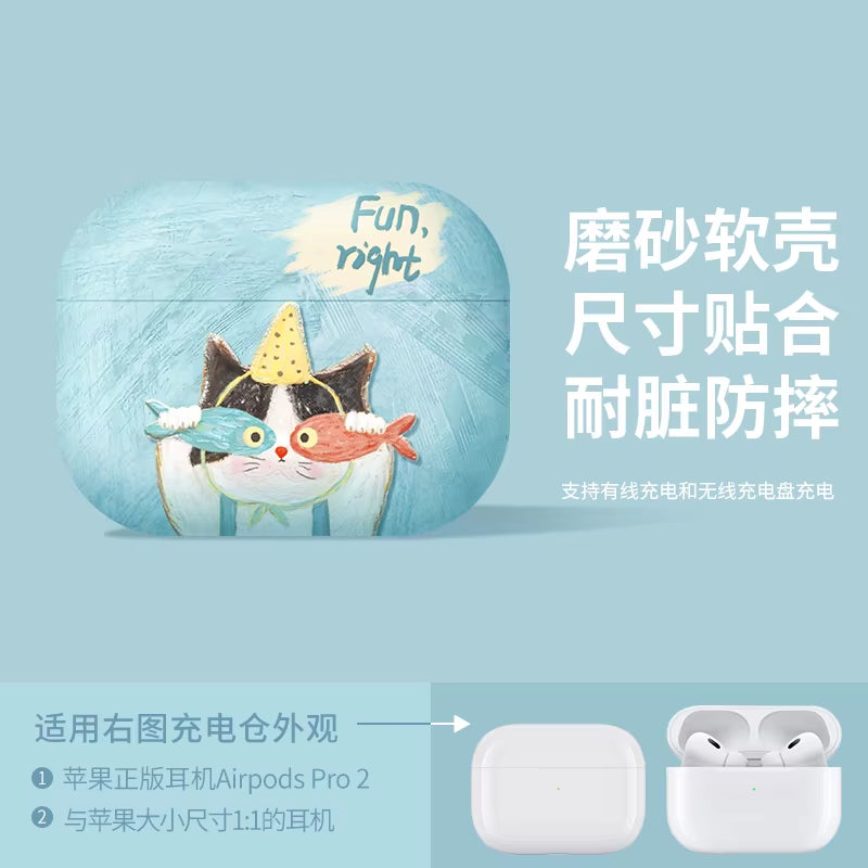 Wireless Protective Silicone Case for Airpods 1, 2,3,4Th Generation