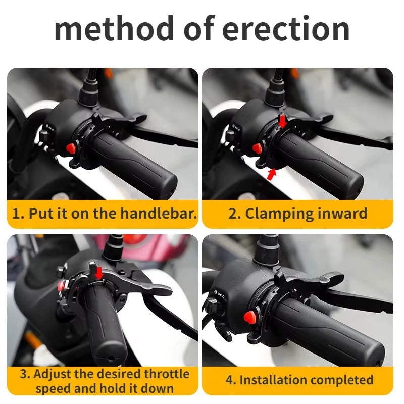 Cruise Control for Motorcycle Throttle Motorcycle Throttle Cruise Control Motorcycle Cruise Throttle Clip Motorcycle Accessories