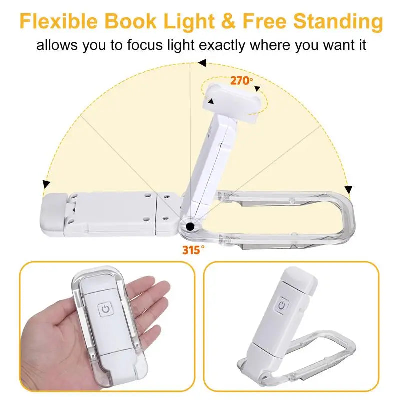 LED USB Rechargeable Book Reading Night Lamp