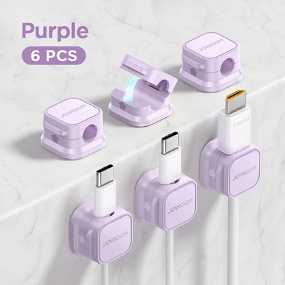 Magnetic Cable Organizer - Desk Wire Holder for Neat Cable Management 