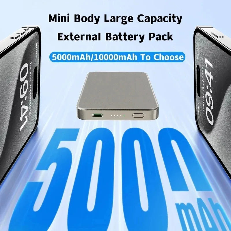 Xiaomi 5000Mah Ultra-Thin Magnetic Power Bank - Fast 20W Charging for IOS & Android